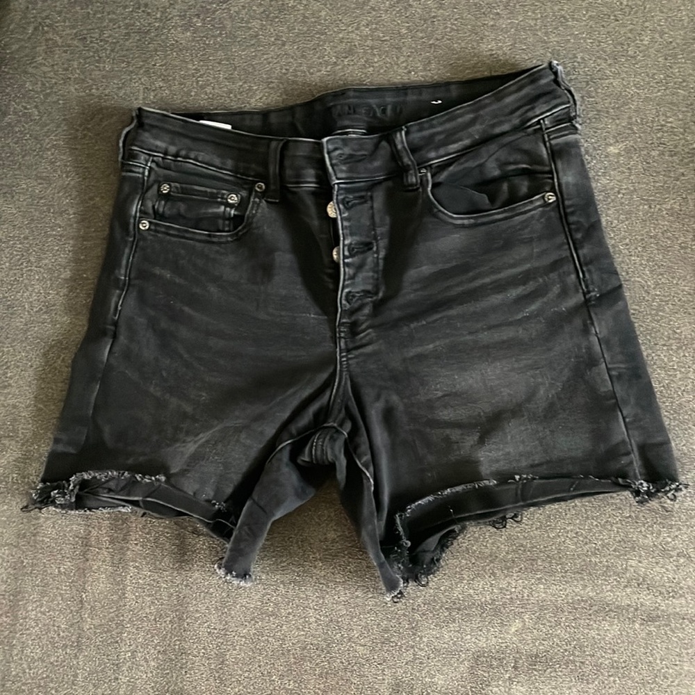 American Eagle cutoff shorts.